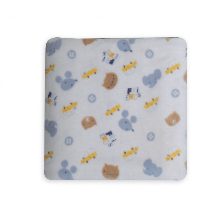 Βρεφική Κουβέρτα Fleece Αγκαλιάς Wonderful World Nef-Nef 70X100 Βρεφική Κουβέρτα Fleece Αγκαλιάς Wonderful World Nef-Nef 70X100