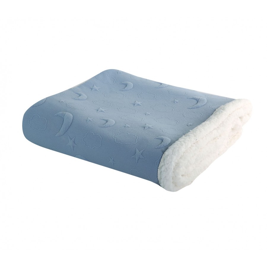 Βρεφική Κουβέρτα Κούνιας Με Γούνα Sky Above Blue Nef-Nef 110X140 Βρεφική Κουβέρτα Κούνιας Με Γούνα Sky Above Blue Nef-Nef 110X140