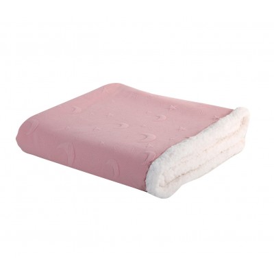 Βρεφική Κουβέρτα Κούνιας Με Γούνα Sky Above Pink Nef-Nef 110X140 Βρεφική Κουβέρτα Κούνιας Με Γούνα Sky Above Pink Nef-Nef 110X140