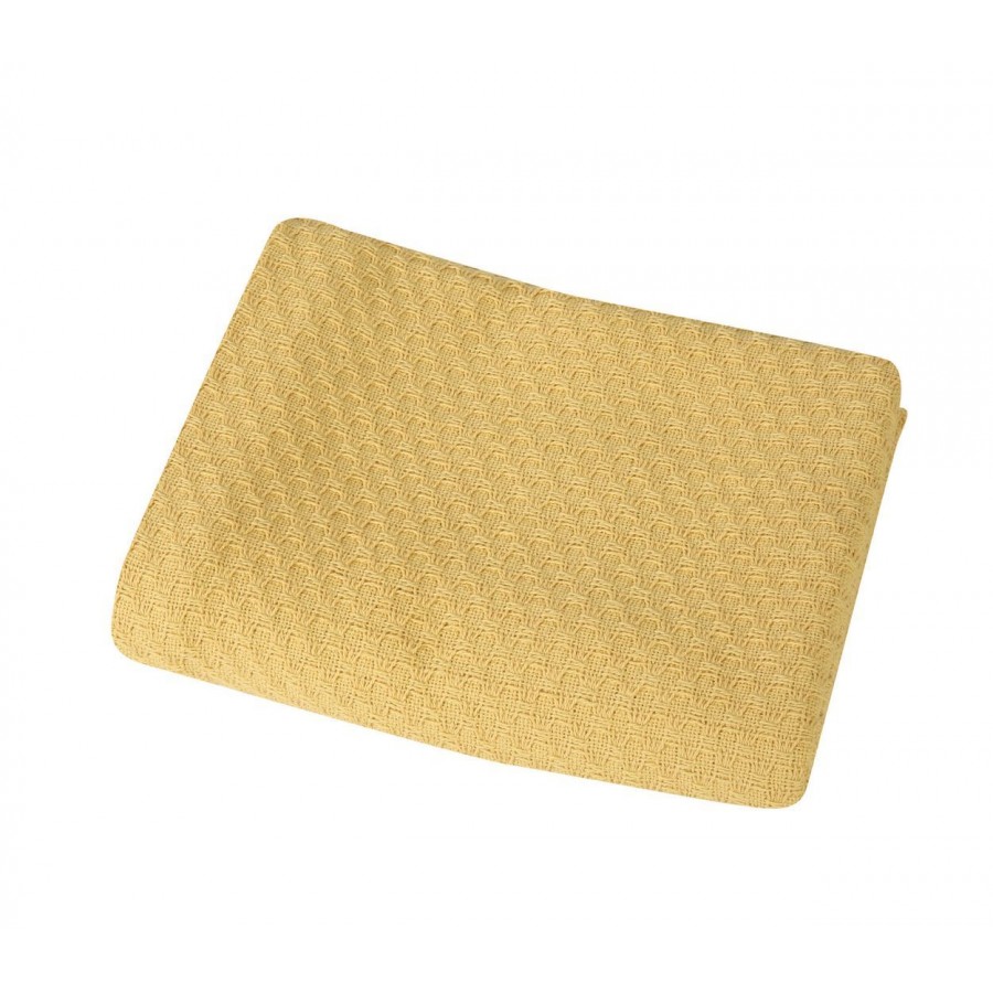 Βρεφική Κουβέρτα Κούνιας Smooth Mustard  Nef-Nef 110X150