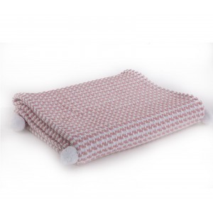 Βρεφική Κουβέρτα Κούνιας Sometime Pink Nef-Nef 110X150