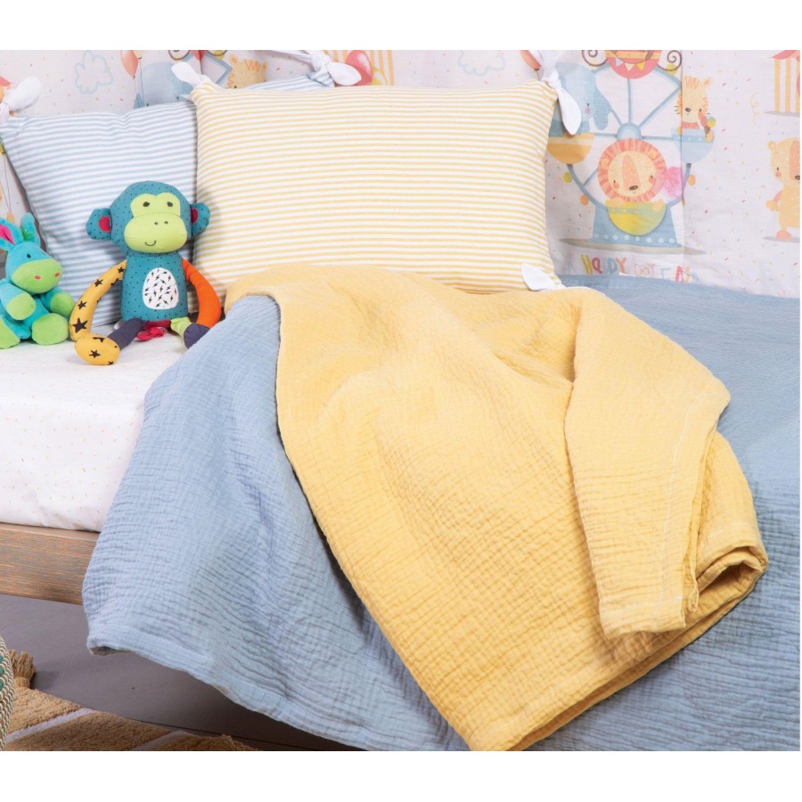 Βρεφική Κουβέρτα Κούνιας Tenderness Yellow Nef-Nef 110X150