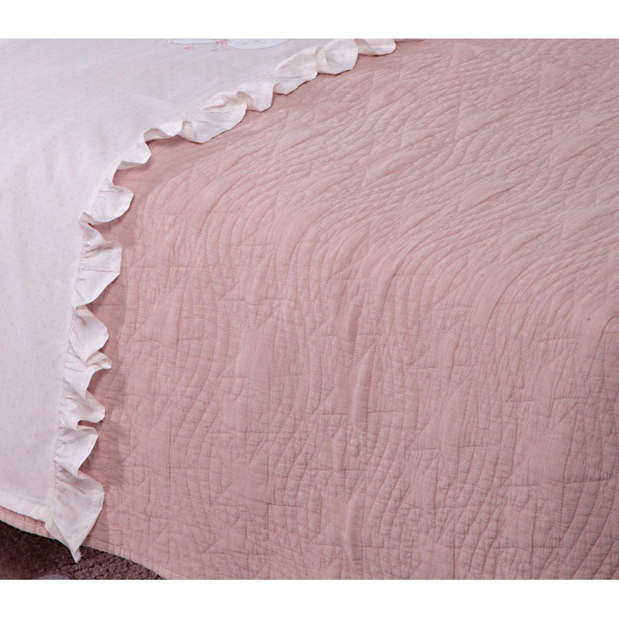 Βρεφικό Κουβερλί Baby Stars Pink Nef-Nef 80X110