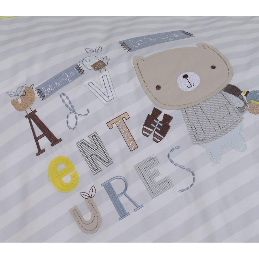 Βρεφικό Κουβερλί κούνιας safari Nef Nef 90x140 Βρεφικό Κουβερλί κούνιας safari Nef Nef 90x140