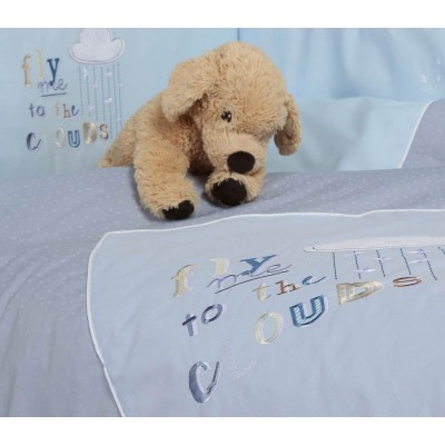 Βρεφικό Κουβερλί Nef Nef κούνιας clouds Nef Nef 90x140