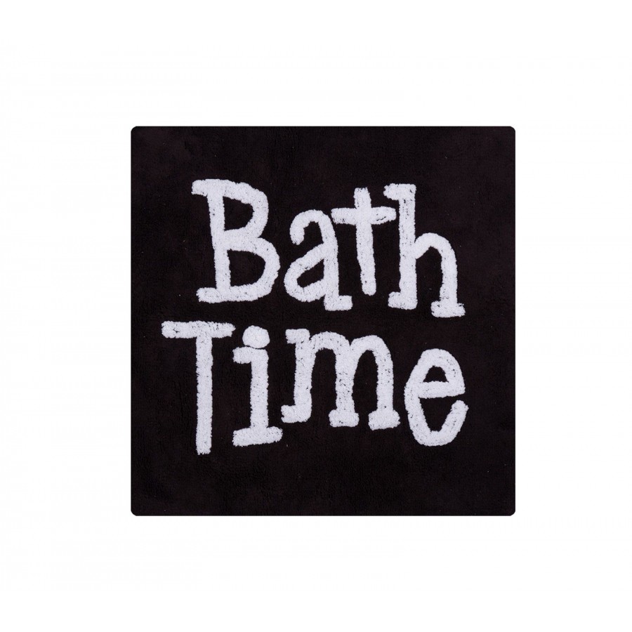 Χαλάκι Μπάνιου Bath Time Black Nef-Nef 80X80 Χαλάκι Μπάνιου Bath Time Black Nef-Nef 80X80
