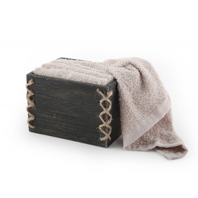 Καλαθάκι Casa Με Λαβέτες Σετ 5 τμχ 933-Mocca 30x30