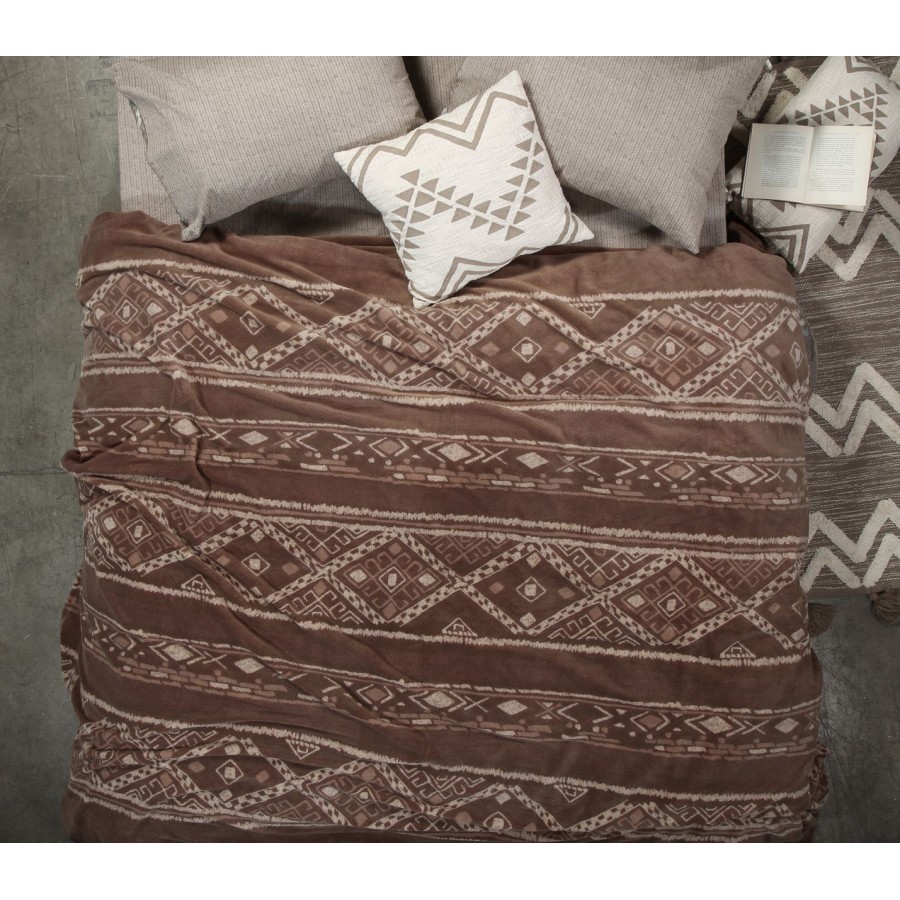 Κουβέρτα Fleece Μονή Gana Taupe Nef-Nef  160x220
