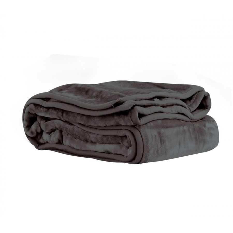Κουβέρτα υπέρδιπλη Loft 100% polyester 1110 dark grey Nef Nef 220x240