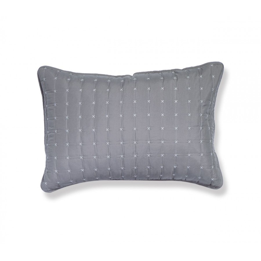 Μαξιλαροθήκες Σετ 2 Τεμαχίων Bicolor-20 Dark Grey Light Grey Nef-Nef 52X72
