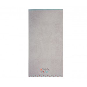 Πετσέτα Θαλάσσης Παιδική Don't Grow Up Grey 70X130 Nef-Nef
