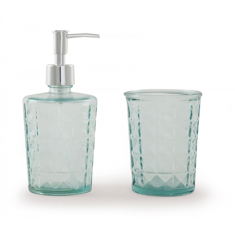 Ποτήρι Μπάνιου Από Ανακυκλωμένο Γυαλί Diamante 375cc Natural Nef-Nef Ποτήρι Μπάνιου Από Ανακυκλωμένο Γυαλί Diamante 375cc Natural Nef-Nef