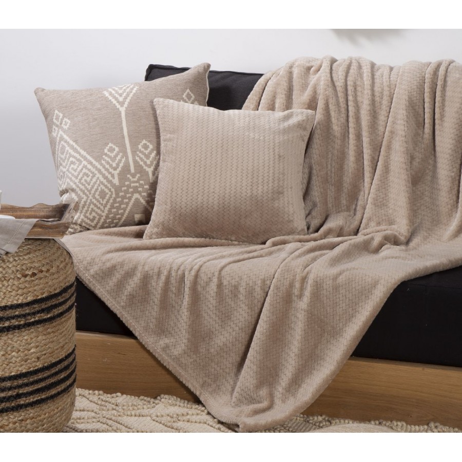 Ριχτάρι Διθέσιου Καναπέ Cameron Beige Nef-Nef 180X250 Ριχτάρι Διθέσιου Καναπέ Cameron Beige Nef-Nef 180X250