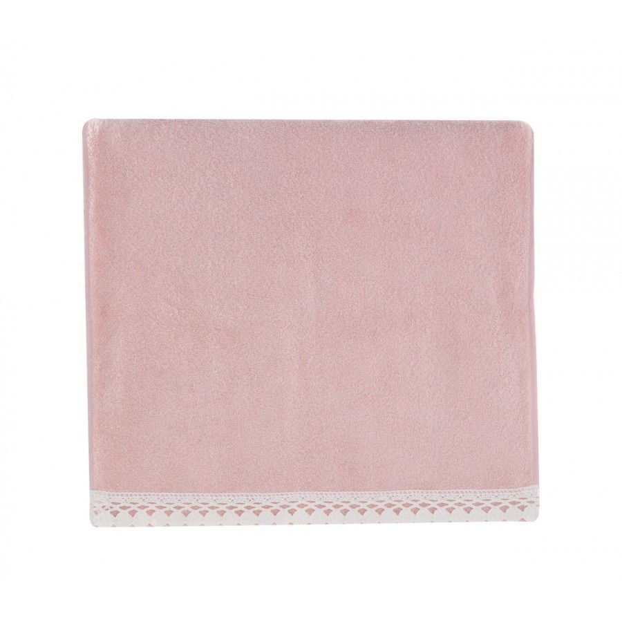 Σετ Πετσέτες 2Τμχ Crochet 1120-Pink Nef-Nef 30X50 - 50X90