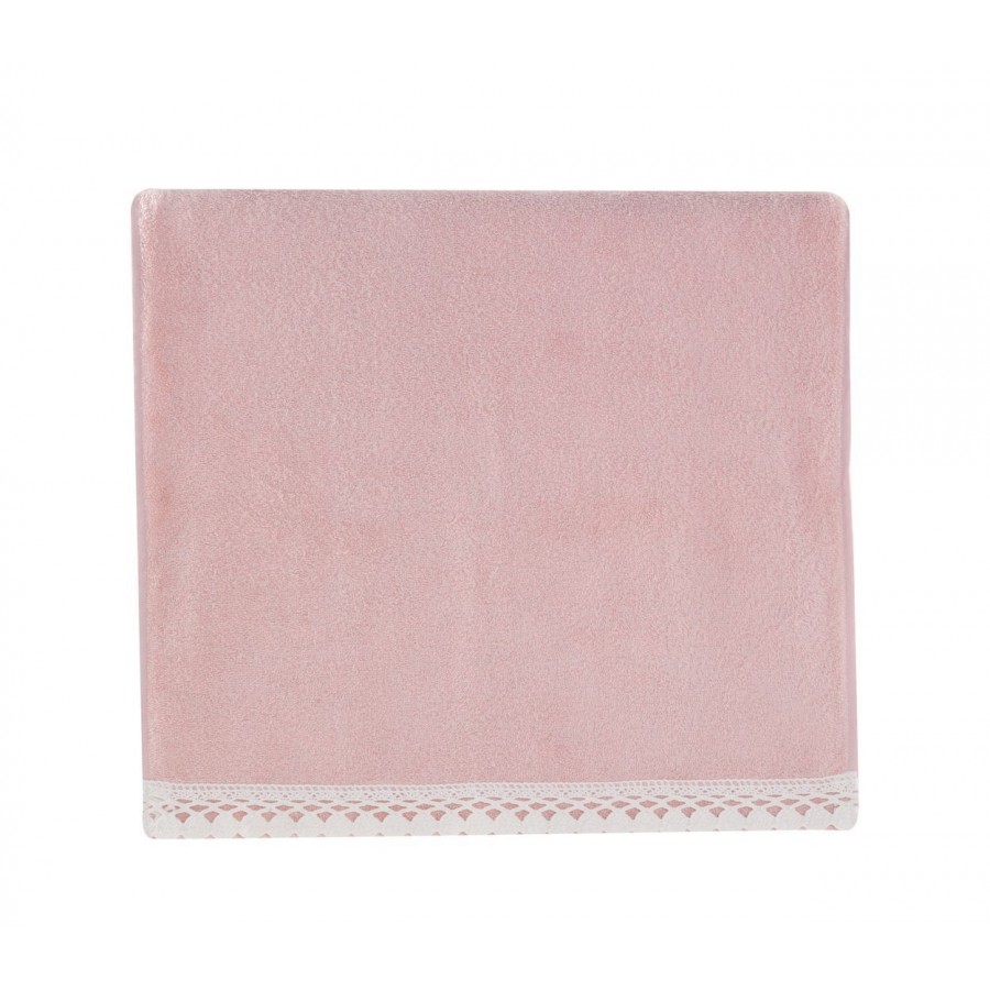 Σετ Πετσέτες 2Τμχ Crochet 1120-Pink Nef-Nef 30X50 - 50X90