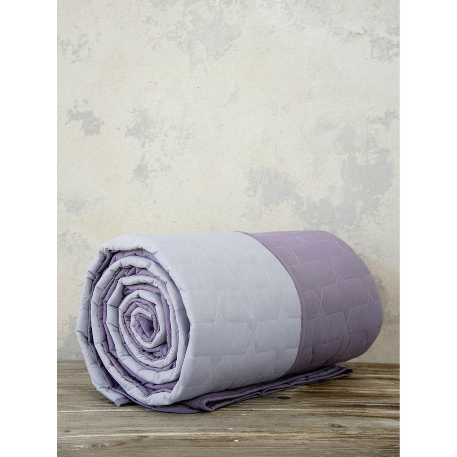 Κουβερλί Ημίδιπλο Deploy Flint Gray-Earth Gray Nima Βαμβάκι 180X240