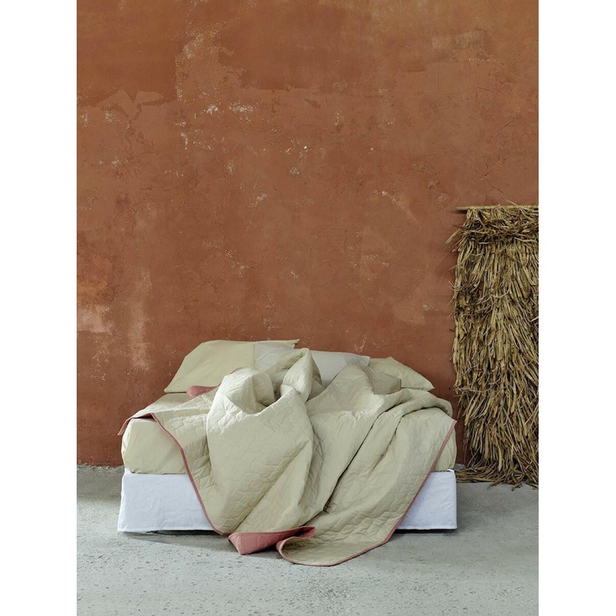 Κουβερλί Ημίδιπλο Deploy Tan-Mexican Beige Nima Βαμβάκι 180X240