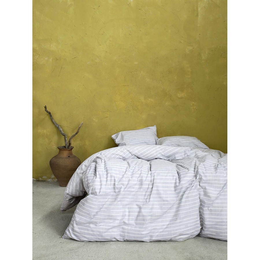 Κουβερλί Υπέρδιπλο Evenness Gray Nima Βαμβάκι Polyester 220X240
