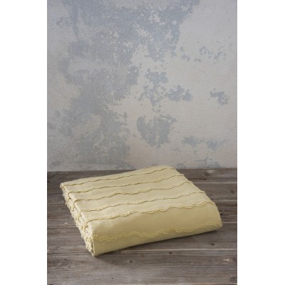 Κουβέρτα 230x250 Oleada Beige Nima Βαμβάκι