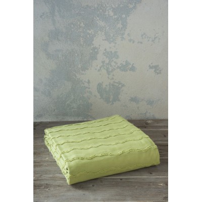 Κουβέρτα 230x250 Oleada Green Nima Βαμβάκι