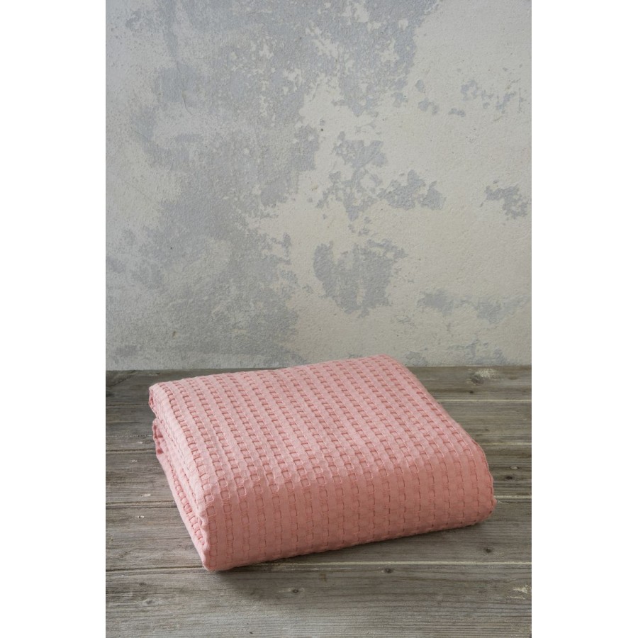 Κουβέρτα King Size 240x260 Habit Coral Nima Αιγυπτιακό Βαμβάκι Κουβέρτα King Size 240x260 Habit Coral Nima Αιγυπτιακό Βαμβάκι