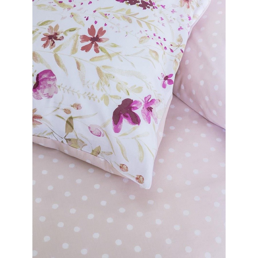 Μαξιλαροθήκες Manderley Pink Nima Βαμβάκι 52X72