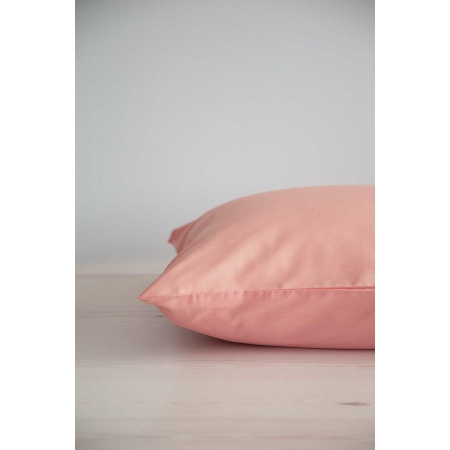 Μαξιλαροθήκες Unicolors Peach Nima Βαμβάκι 52X72 Μαξιλαροθήκες Unicolors Peach Nima Βαμβάκι 52X72
