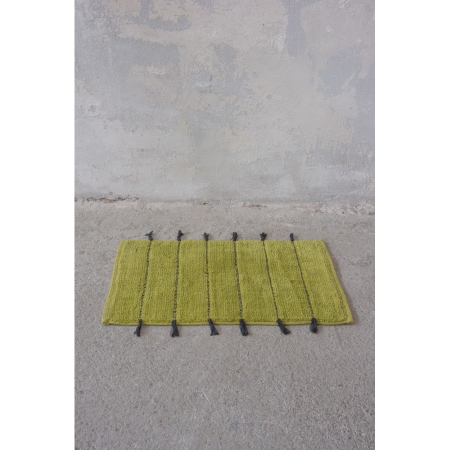 Πατάκι Μπάνιου 50x80 Amaya Green Nima Βαμβάκι