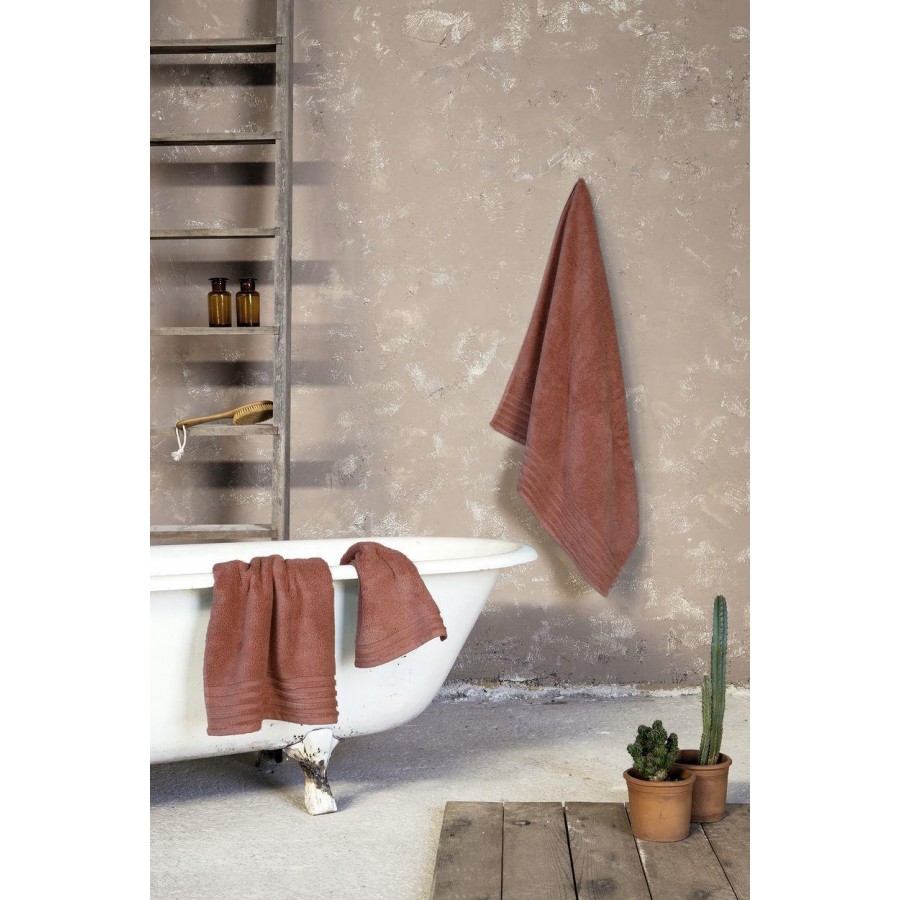 Πετσέτα 50x100 Vista Terracotta Nima Βαμβάκι