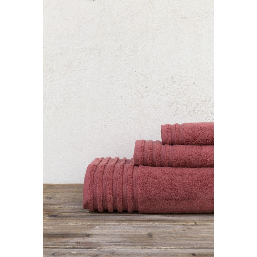 Πετσέτα 50x100 Vista Terracotta Nima Βαμβάκι