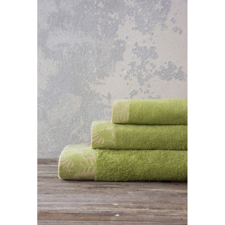 Πετσέτα 50x90 Nashrin Green Nima Βαμβάκι Πετσέτα 50x90 Nashrin Green Nima Βαμβάκι