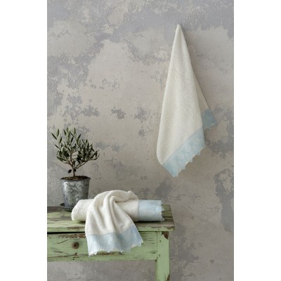Πετσέτα 70x140 Amaia Light Blue Nima Βαμβάκι Πετσέτα 70x140 Amaia Light Blue Nima Βαμβάκι