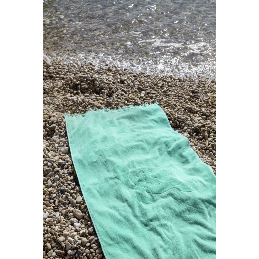 Πετσέτα Θαλάσσης 70x140 Mermaids Jacquard Nima Βαμβάκι