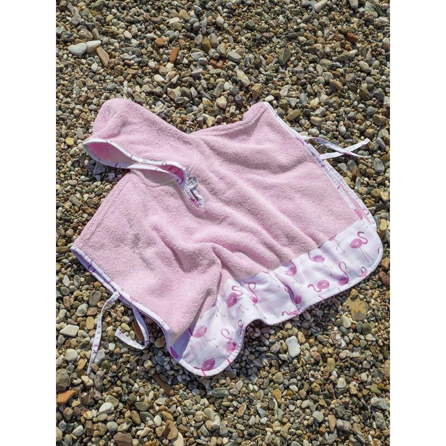 Πόντσο No 4-6 Flamingo Love Nima Βαμβάκι