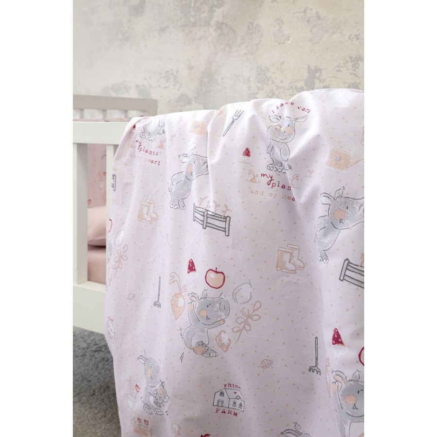 Προίκα μωρού 5 τεμ Little Rhino Nima Βαμβάκι 120X170 100X140 Προίκα μωρού 5 τεμ Little Rhino Nima Βαμβάκι 120X170 100X140
