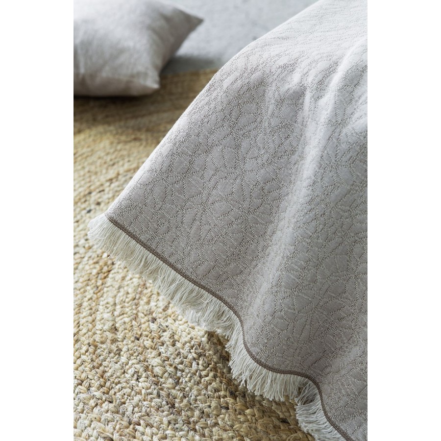 Ριχτάρι Δισέσιου Καναπέ Enigma Beige Nima Βαμβάκι Polyester 180X240