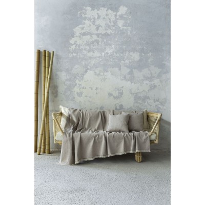 Ριχτάρι Δισέσιου Καναπέ Enigma Beige Nima Βαμβάκι Polyester 180X240
