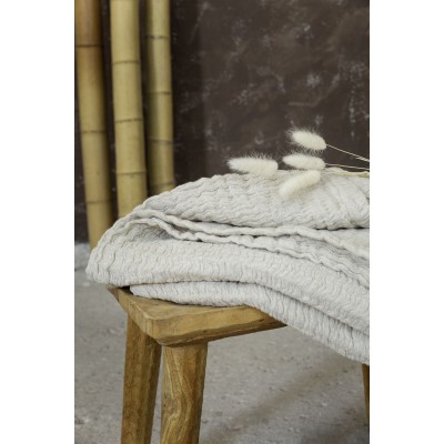 Ριχτάρι πολυθρόνας 130x170 Linteis Nima Βαμβάκι Λινό