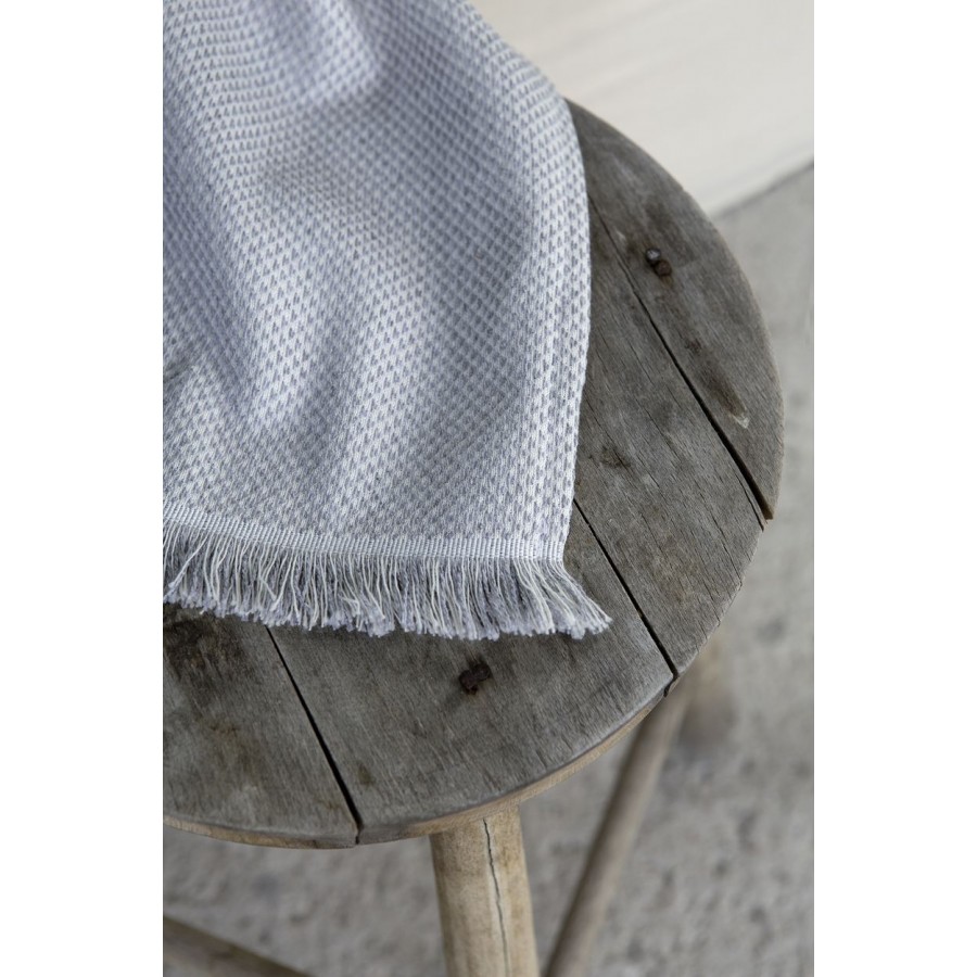 Ριχτάρι πολυθρόνας Illusie Gray Nima Βαμβάκι Polyester 180X180 Ριχτάρι πολυθρόνας Illusie Gray Nima Βαμβάκι Polyester 180X180