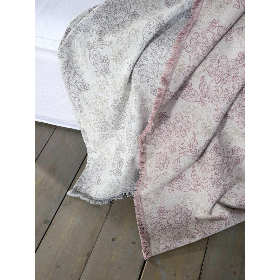 Ριχτάρι Τετραθέσιου Καναπέ Freesia Pink Nima Βαμβάκι Polyester 180x350