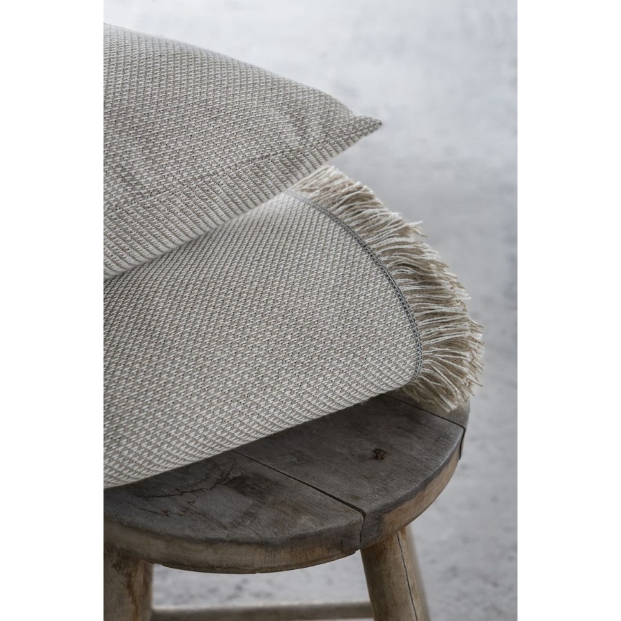 Ριχτάρι Τετραθέσιου Καναπέ Illusie Beige Nima Βαμβάκι Polyester 180x350