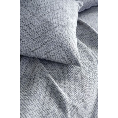 Ριχτάρι Τετραθέσιου Καναπέ Requiem Gray Nima Βαμβάκι Polyester 180x350