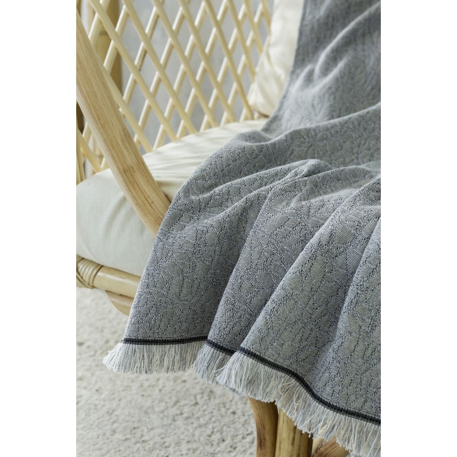 Ριχτάρι Τριθέσιου Καναπέ Enigma Gray Nima Βαμβάκι Polyester 180x300