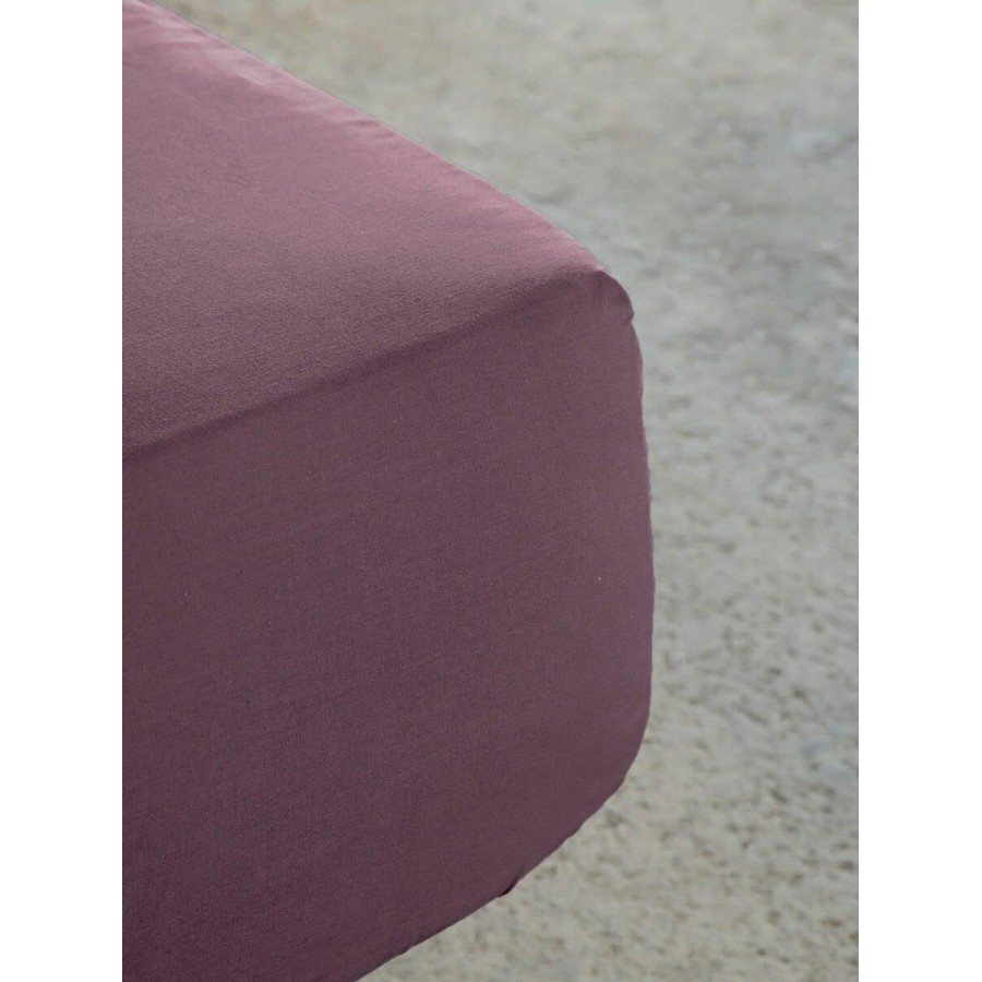 Σεντόνι Ημίδιπλο με Λάστιχο Unicolors Rose Brown Nima Βαμβάκι 120X200+32 Σεντόνι Ημίδιπλο με Λάστιχο Unicolors Rose Brown Nima Βαμβάκι 120X200+32