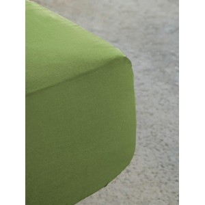 Σεντόνι Υπέρδιπλο Unicolors Olive Green Nima Βαμβάκι 240X260