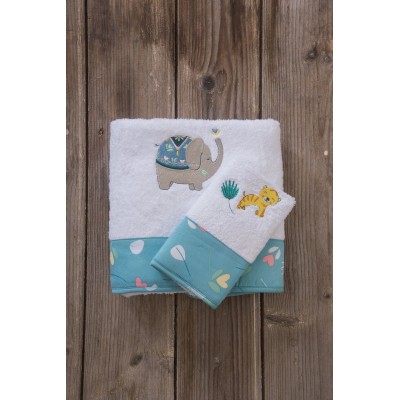 Σετ Πετσέτες 2τεμ Chirpy Nima Βαμβάκι 30X50 70X140 Σετ Πετσέτες 2τεμ Chirpy Nima Βαμβάκι 30X50 70X140