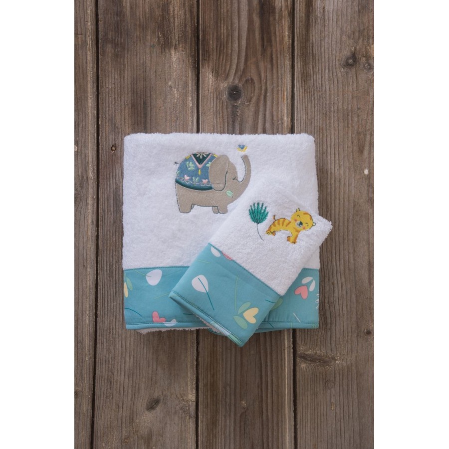 Σετ Πετσέτες 2τεμ Chirpy Nima Βαμβάκι 30X50 70X140 Σετ Πετσέτες 2τεμ Chirpy Nima Βαμβάκι 30X50 70X140