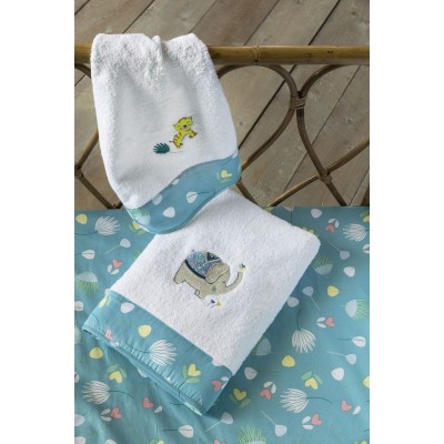 Σετ Πετσέτες 2τεμ Chirpy Nima Βαμβάκι 30X50 70X140 Σετ Πετσέτες 2τεμ Chirpy Nima Βαμβάκι 30X50 70X140