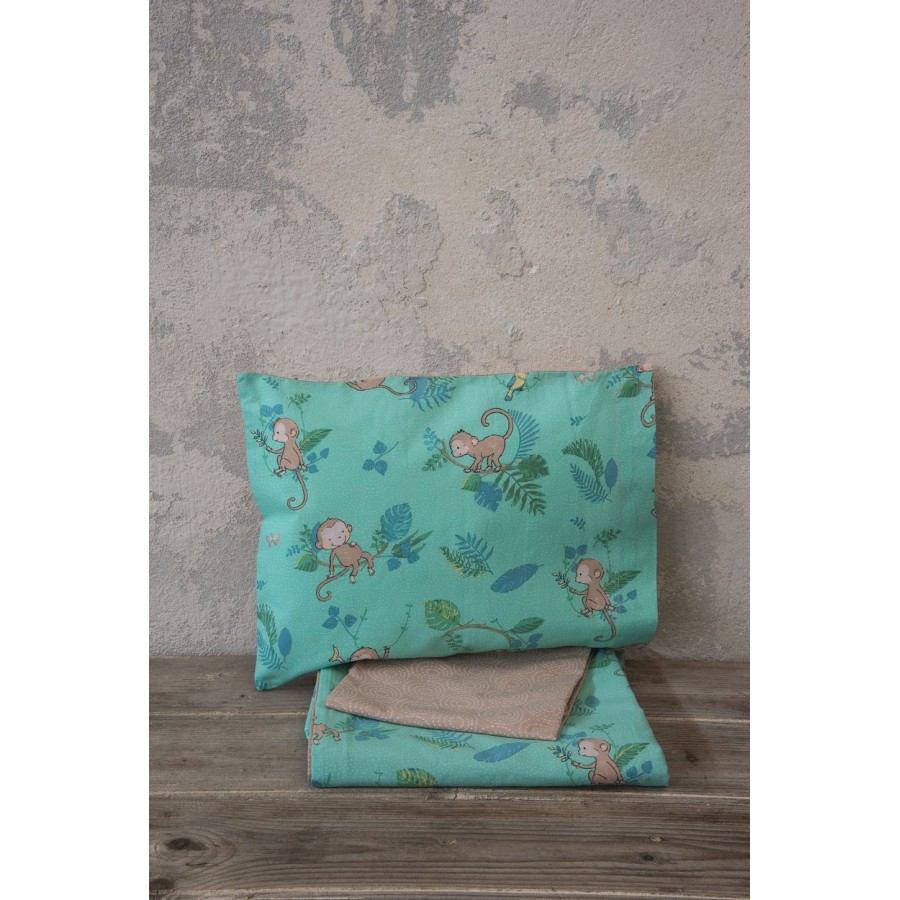 Σετ Σεντόνια Κούνιας με Λάστιχο Affe Nima Βαμβάκι 70X140