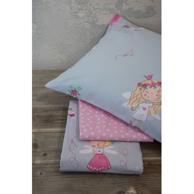 Σετ Σεντόνια Παιδικά Μονά με Λάστιχο Fairy Tailor Nima Βαμβάκι 100X200+30